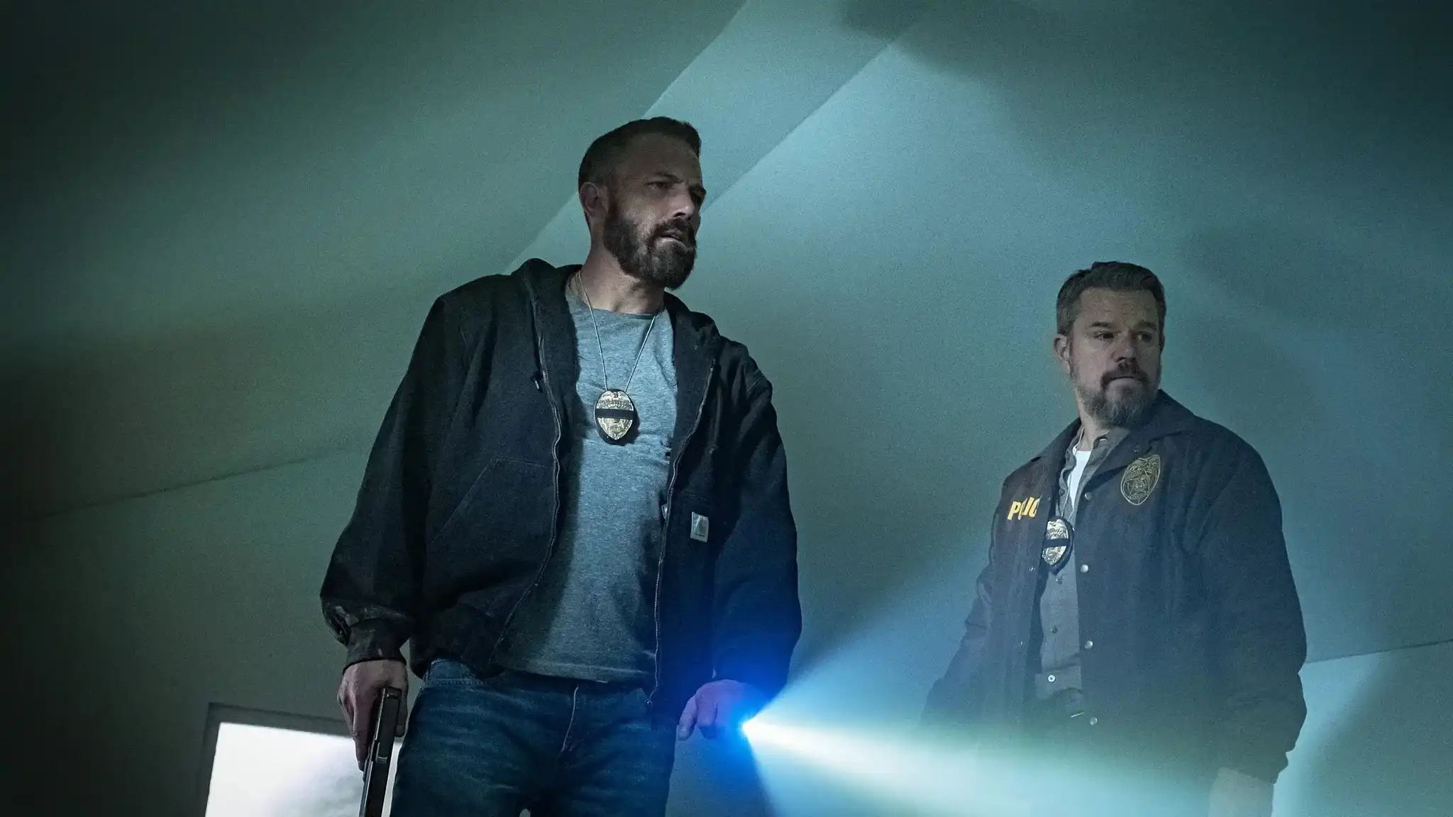 Affleck and Damon in 'The RIP'