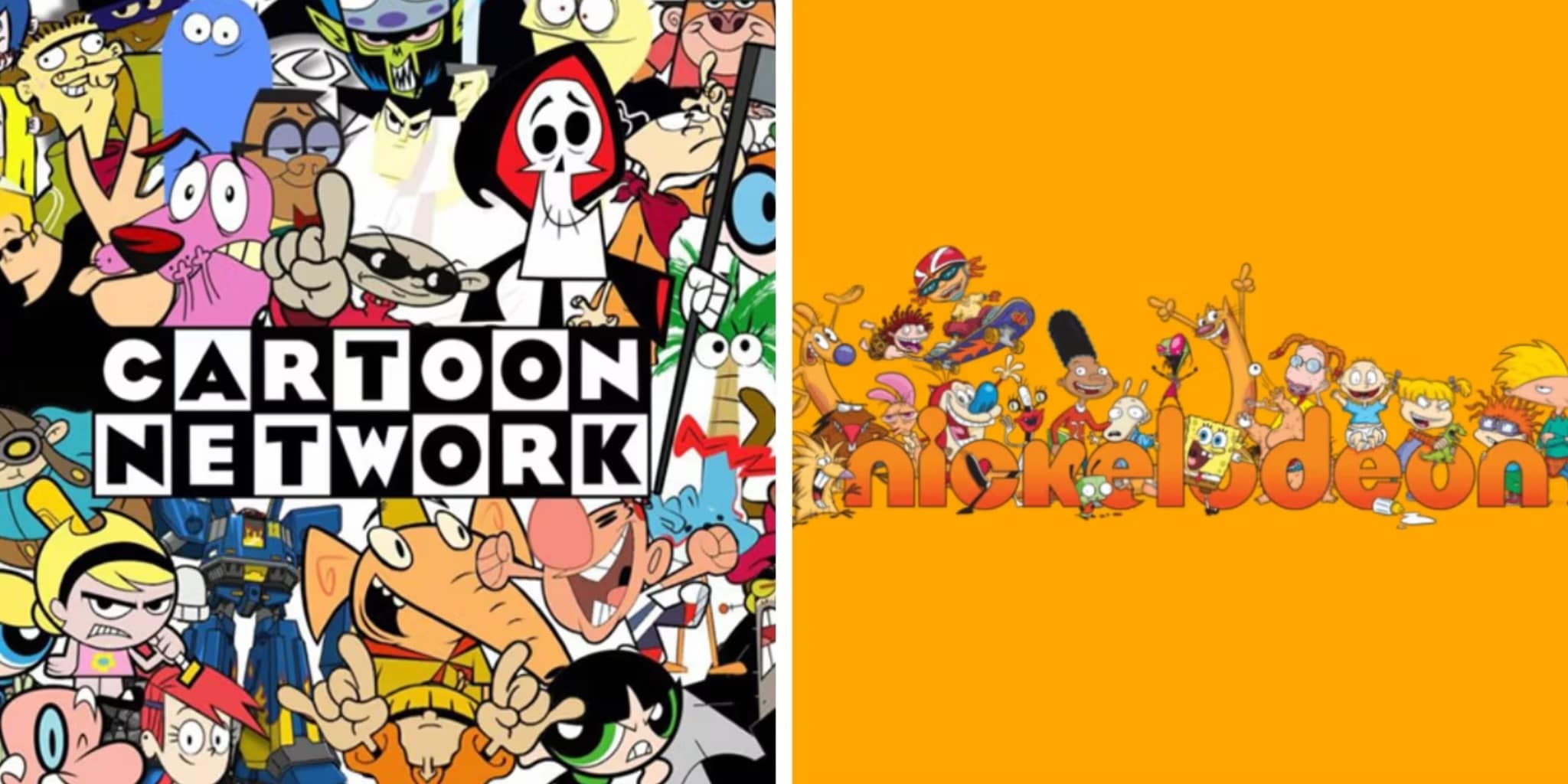 Cartoon Network and Nickelodeon logos